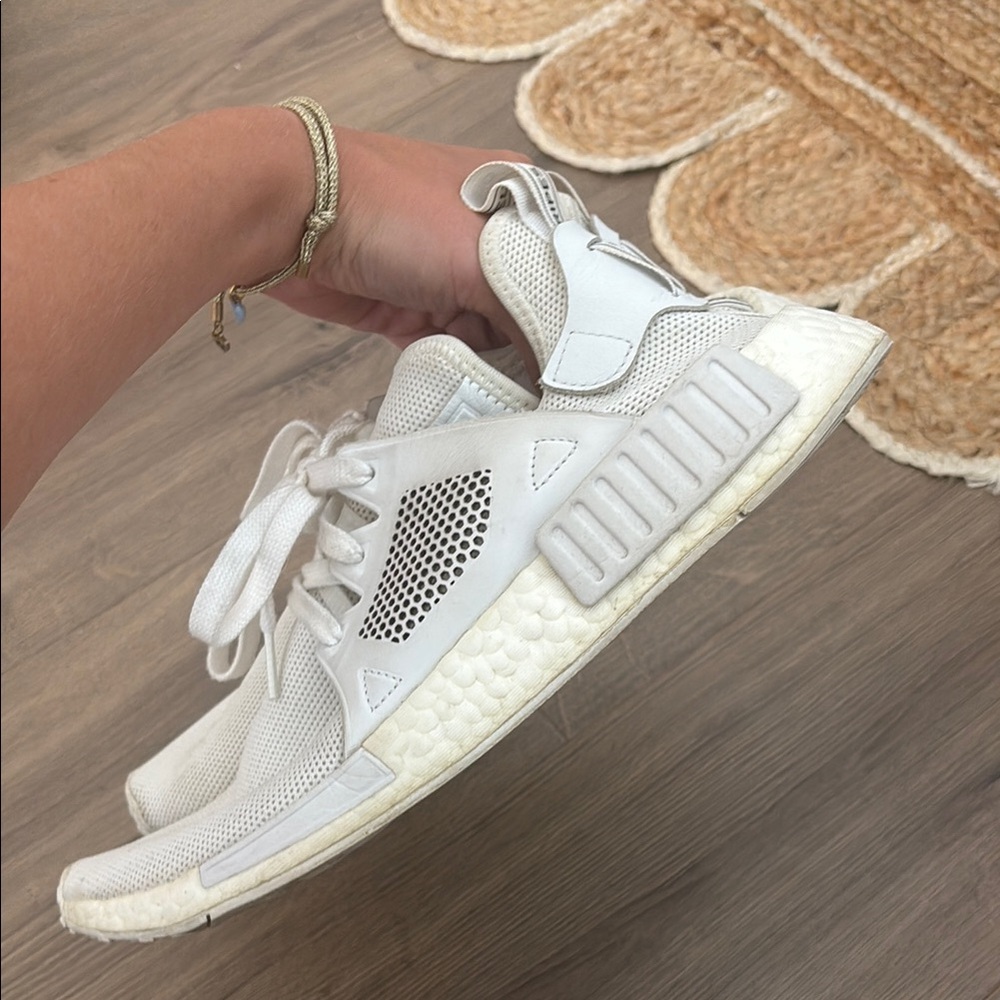 Adidas White Mesh NMD